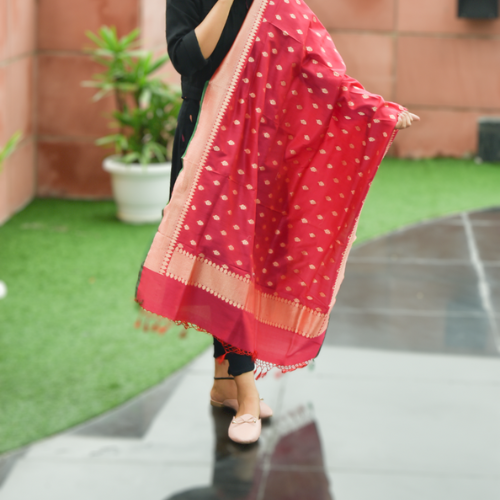 bs13 BENARASI- DUPATTA - Image 1