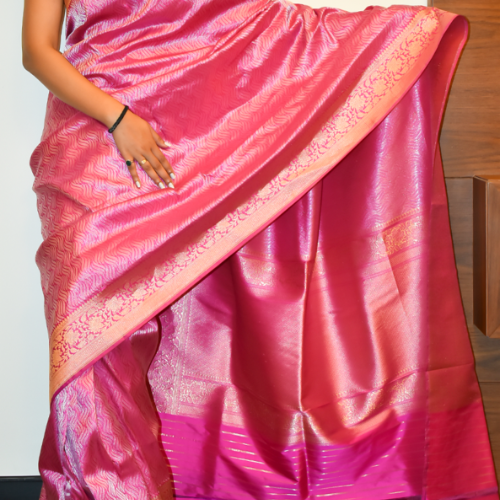 bs14 BENARASI-HANDWOVEN-SAREE - Image 1